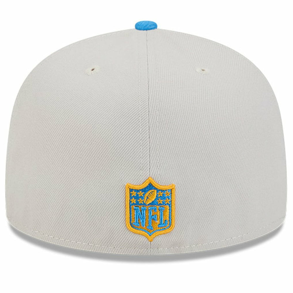 Los Angeles Chargers New Era 2024 Sideline Historic 59FIFTY Fitted Hat Stone/Powder Blue - NFL