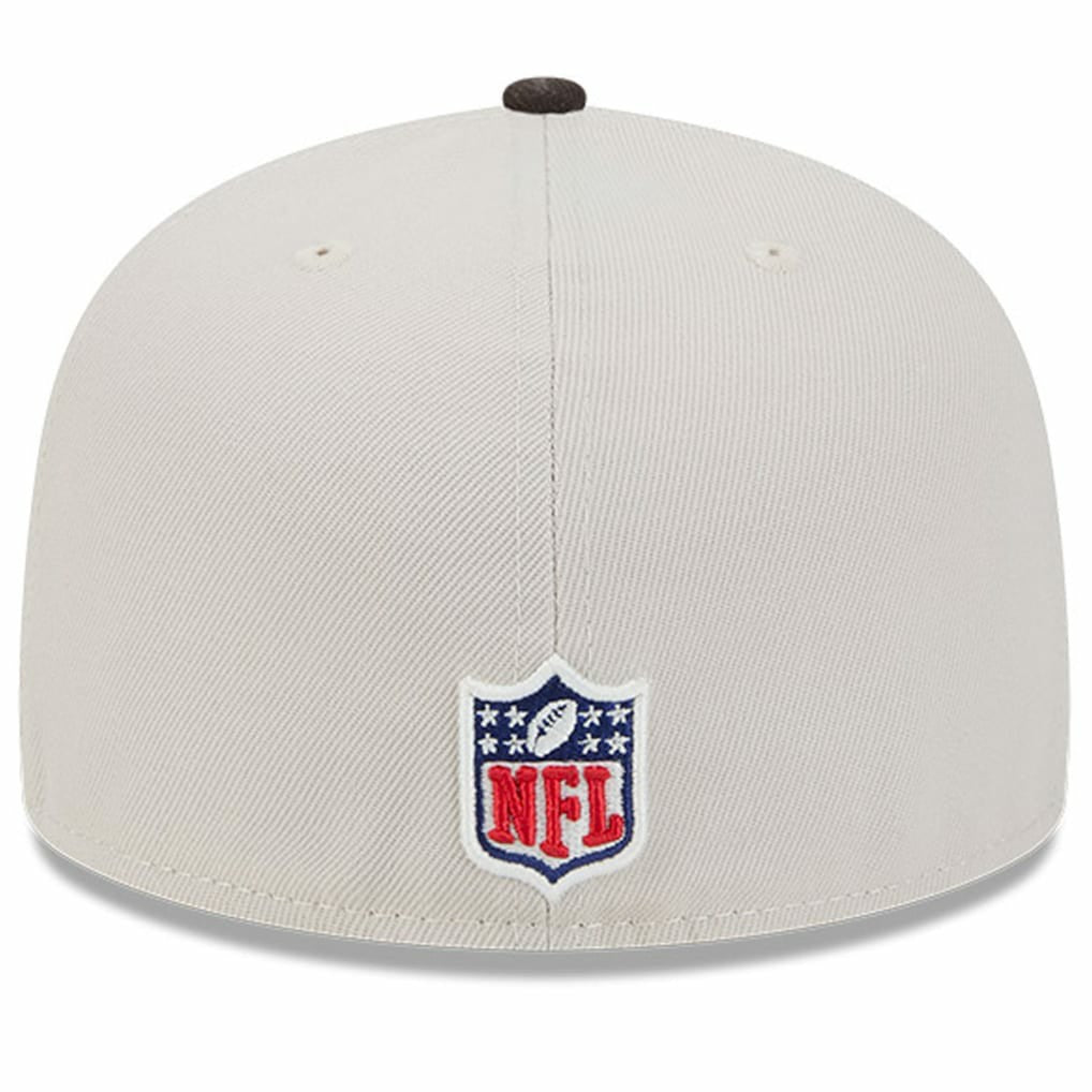 Cleveland Browns New Era 2024 Sideline Historic 59FIFTY Fitted Hat Stone/Brown - NFL