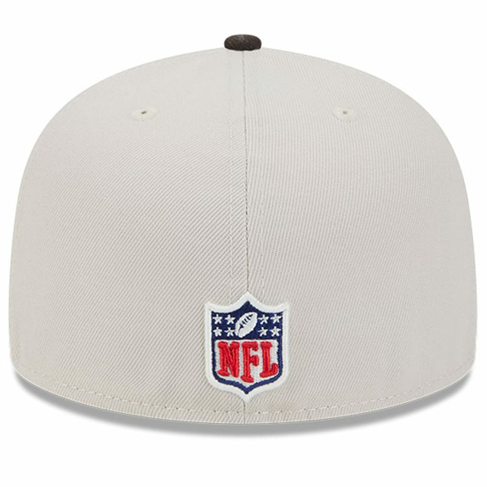 Cleveland Browns New Era 2024 Sideline Historic 59FIFTY Fitted Hat Stone/Brown - NFL