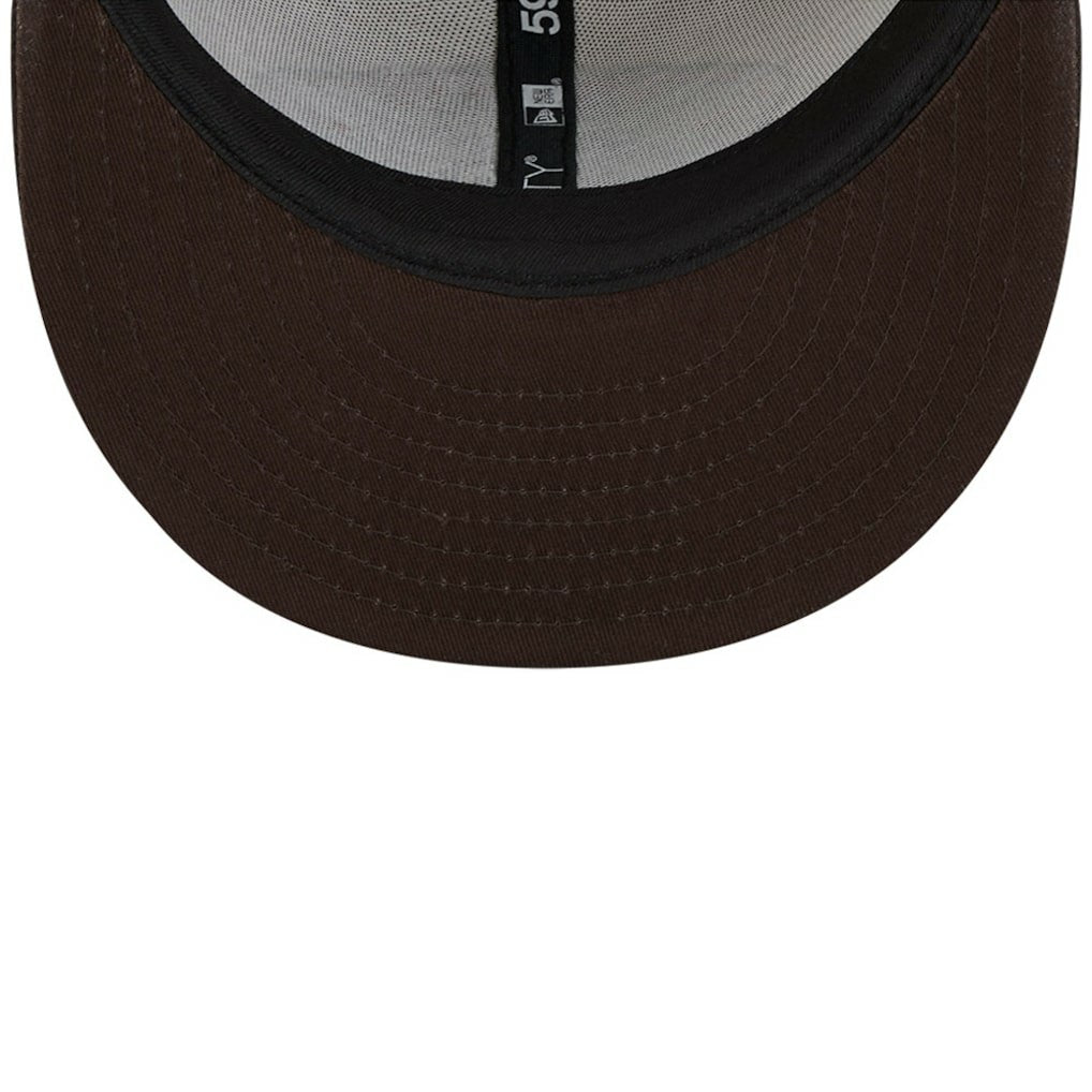 Cleveland Browns New Era 2024 Sideline Historic 59FIFTY Fitted Hat Stone/Brown - NFL