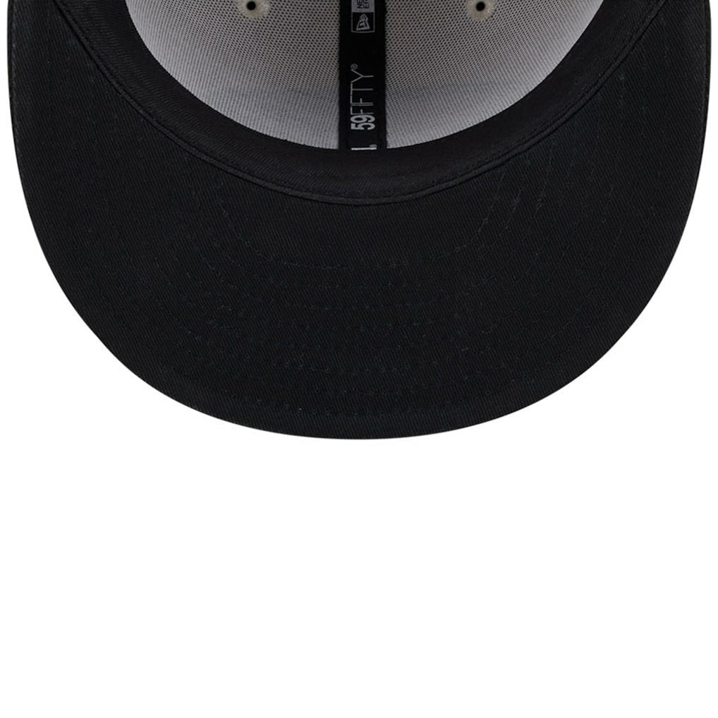 Philadelphia Eagles New Era 2024 Sideline Historic 59FIFTY Fitted Hat Stone/Black - NFL