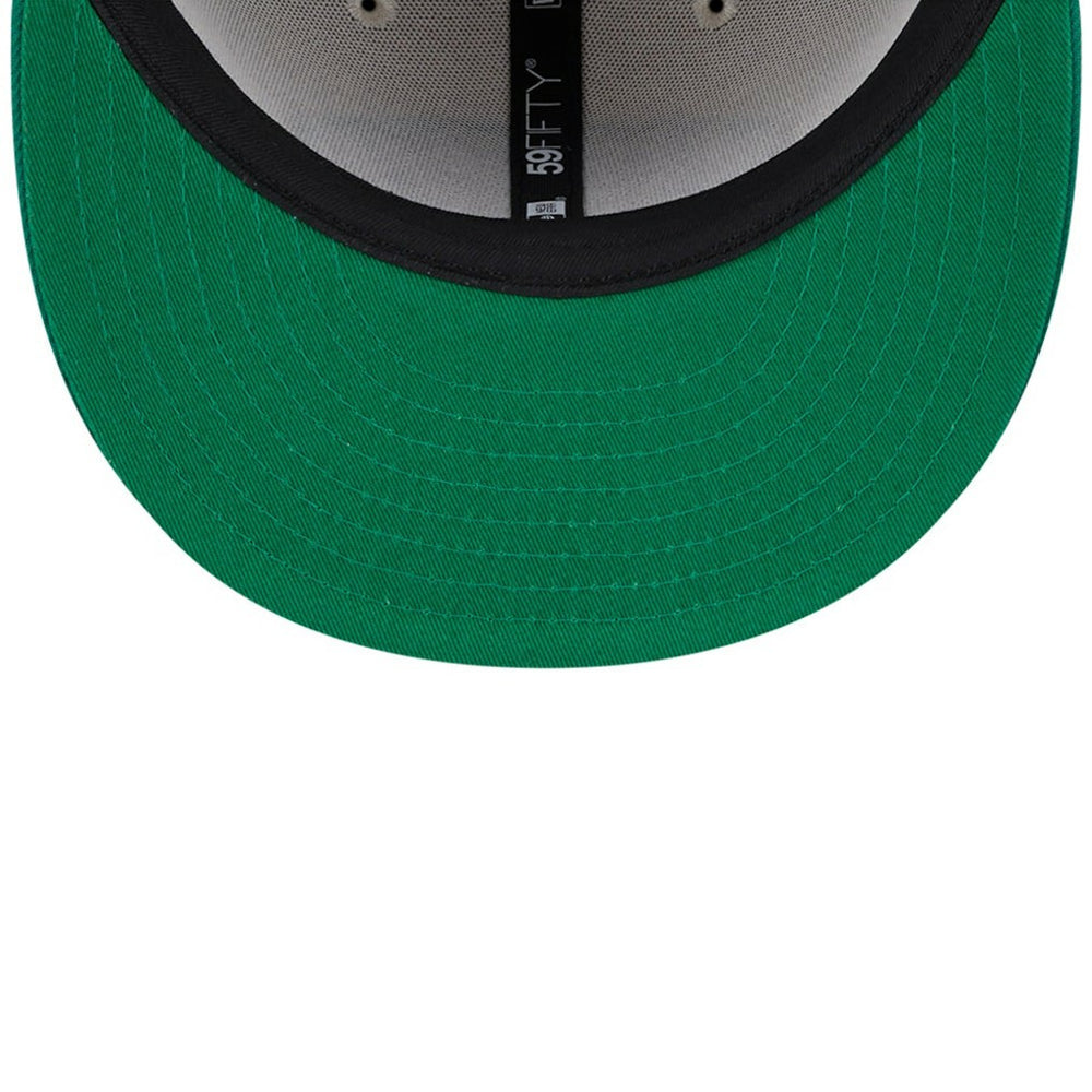 Philadelphia Eagles New Era 2024 Sideline Historic 59FIFTY Fitted Hat Stone/Kelly Green - NFL