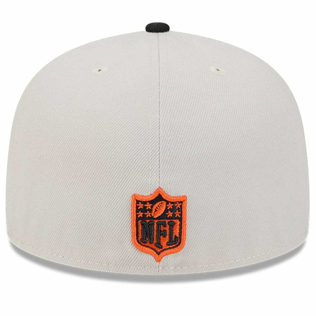 Cincinnati Bengals New Era 2024 Sideline Historic 59FIFTY Fitted Hat Stone/Black - NFL