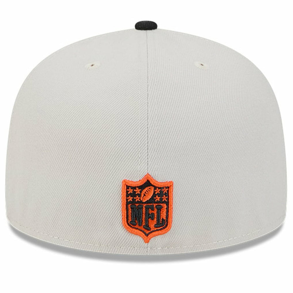Cincinnati Bengals New Era 2024 Sideline Historic 59FIFTY Fitted Hat Stone/Black - NFL