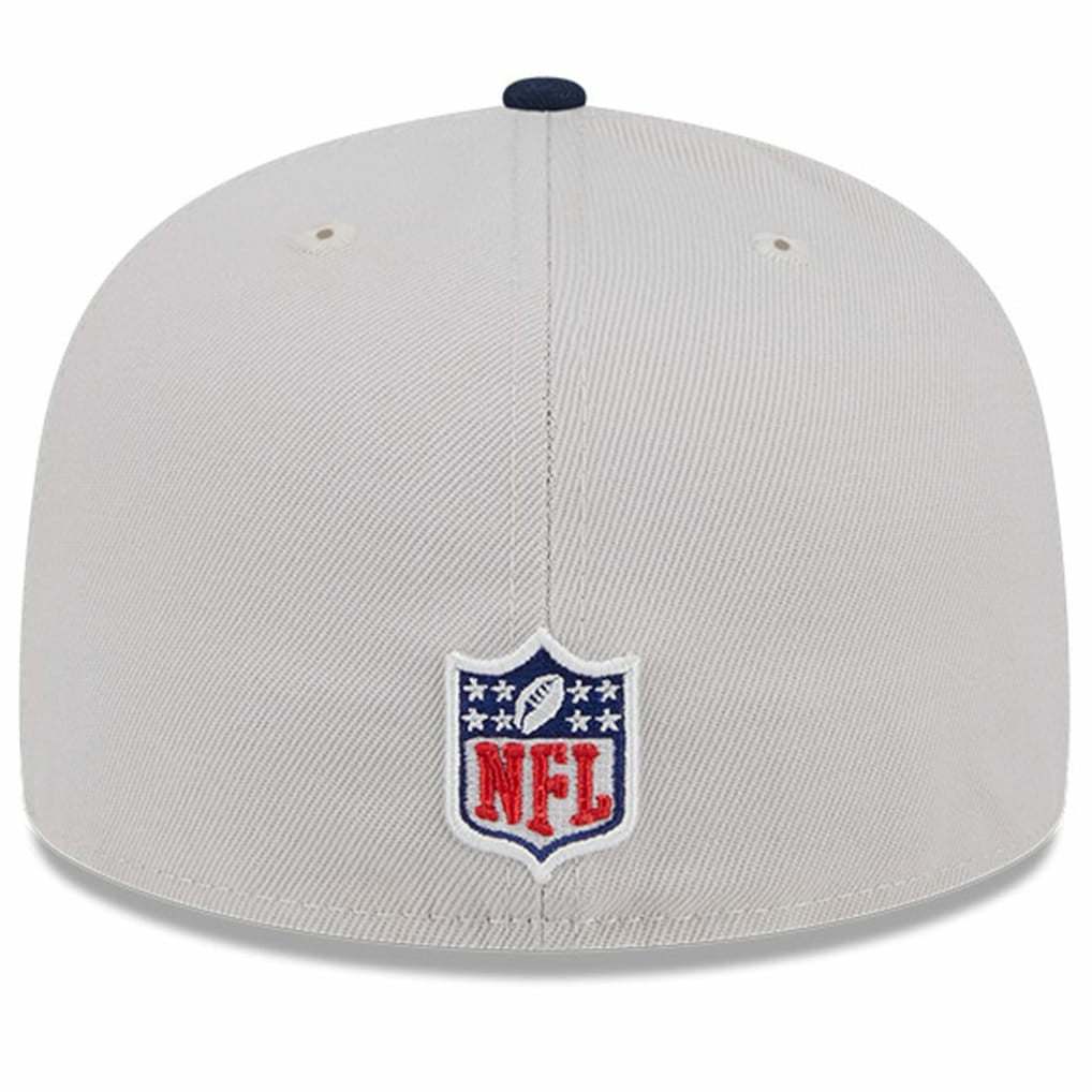 Dallas Cowboys New Era 2024 Sideline Historic 59FIFTY Fitted Hat Stone/Navy - NFL