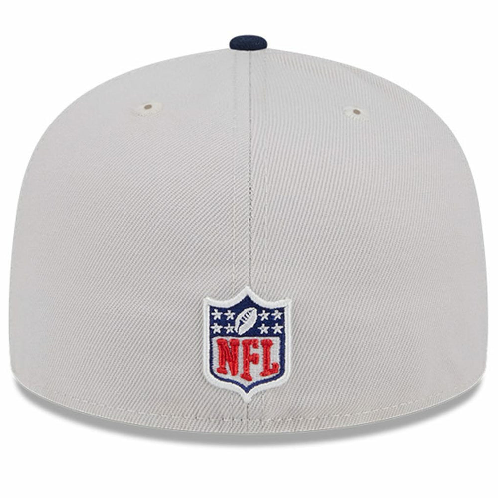 Dallas Cowboys New Era 2024 Sideline Historic 59FIFTY Fitted Hat Stone/Navy - NFL