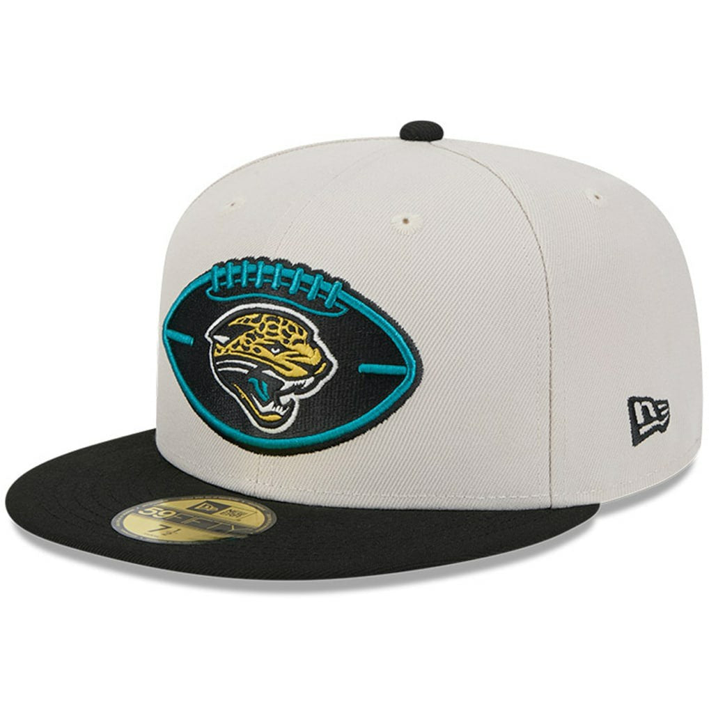 Jacksonville Jaguars New Era 2024 Sideline Historic 59FIFTY Fitted Hat Stone/Black - NFL