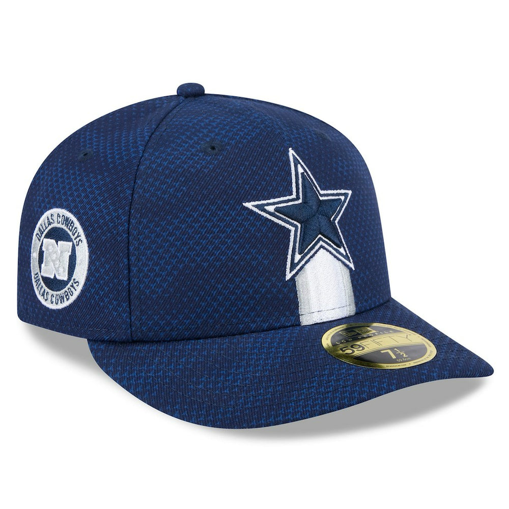 Dallas Cowboys New Era 2024 Sideline Low Profile 59FIFTY Fitted Hat Navy - NFL