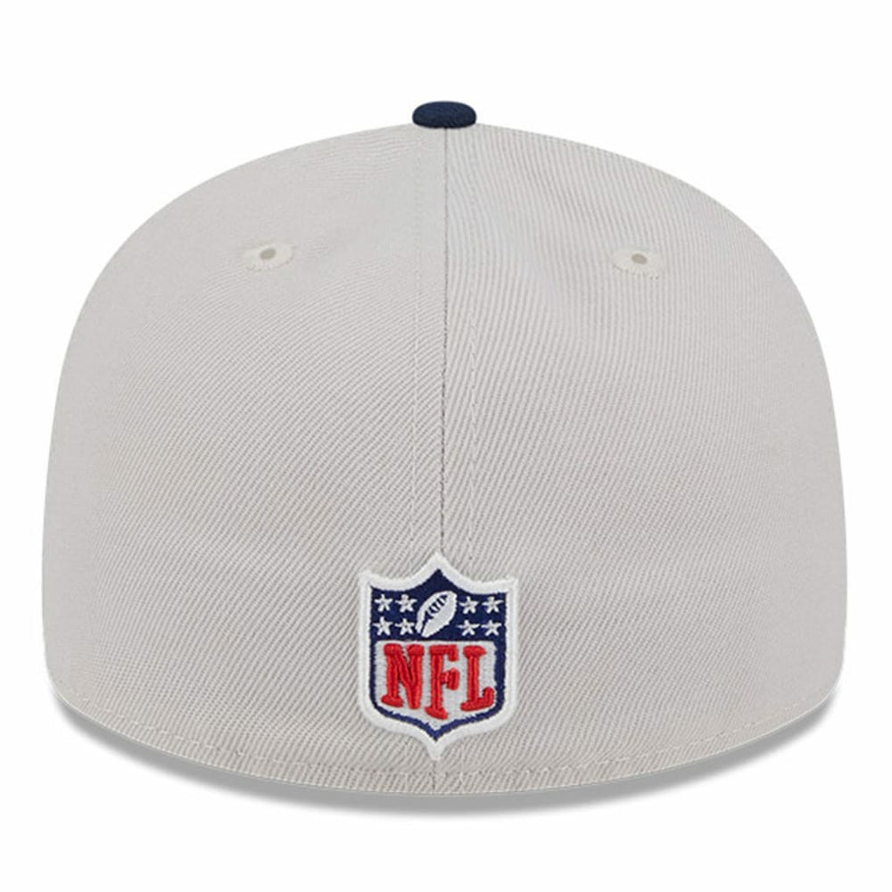 Dallas Cowboys New Era Male 2024 Sideline Historic Low Profile 59FIFTY Fitted Hat Stone/Navy - NFL