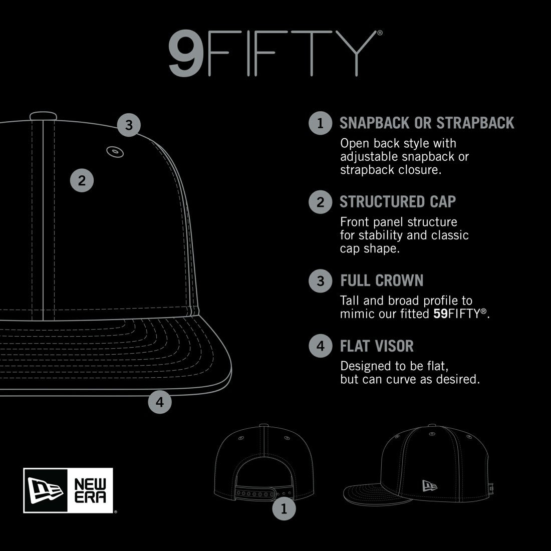 New York Jets New Era 2024 Sideline Statement 9FIFTY Snapback Hat Black - NFL