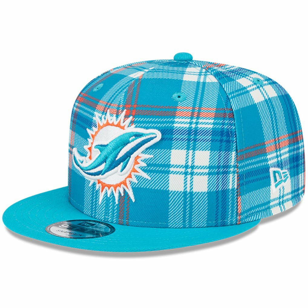 Miami Dolphins New Era 2024 Sideline Statement 9FIFTY Snapback Hat Aqua - NFL