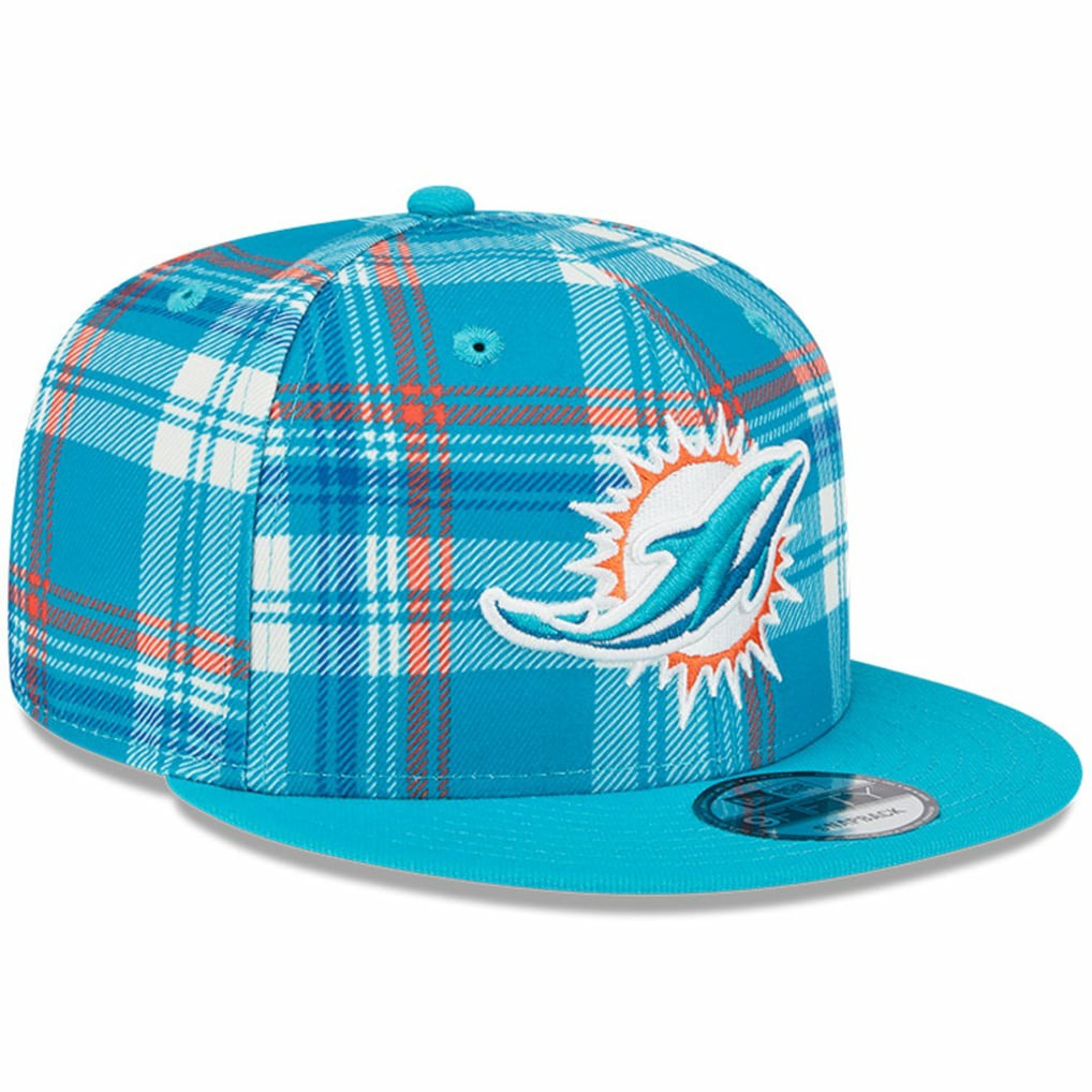 Miami Dolphins New Era 2024 Sideline Statement 9FIFTY Snapback Hat Aqua - NFL