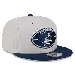 Dallas Cowboys New Era 2024 Sideline Historic 9FIFTY Snapback Hat Stone/Navy - NFL