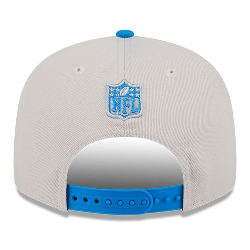 Detroit Lions New Era 2024 Sideline Historic 9FIFTY Snapback Hat Stone/Blue - NFL