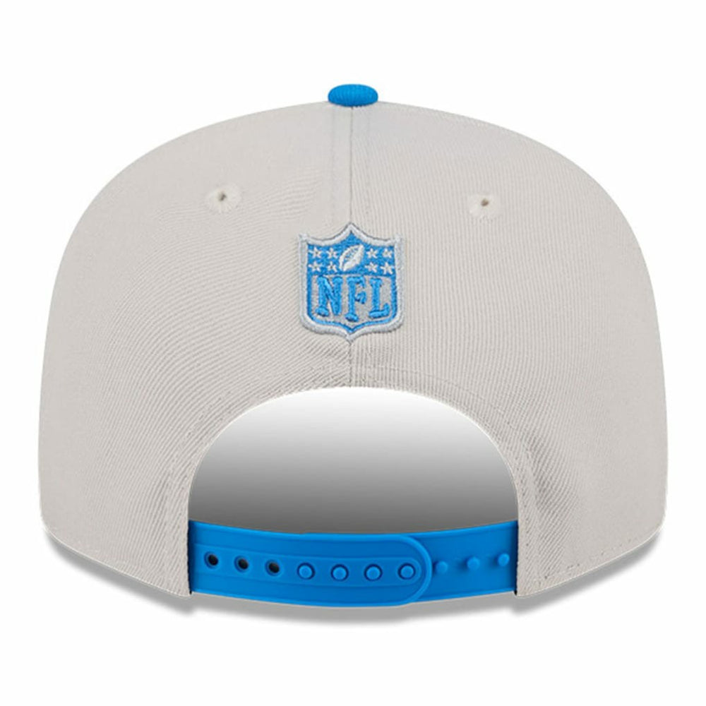 Detroit Lions New Era 2024 Sideline Historic 9FIFTY Snapback Hat Stone/Blue - NFL