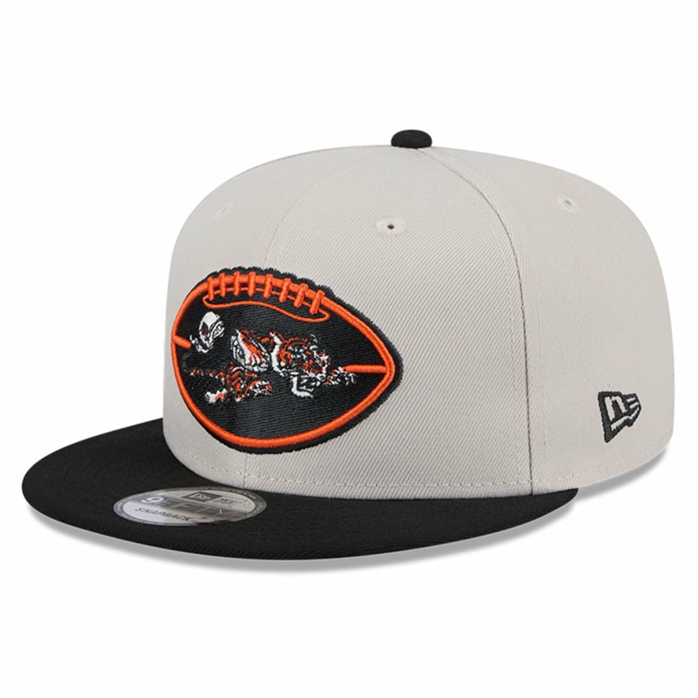 Cincinnati Bengals New Era 2024 Sideline Historic 9FIFTY Snapback Hat Stone/Black - NFL