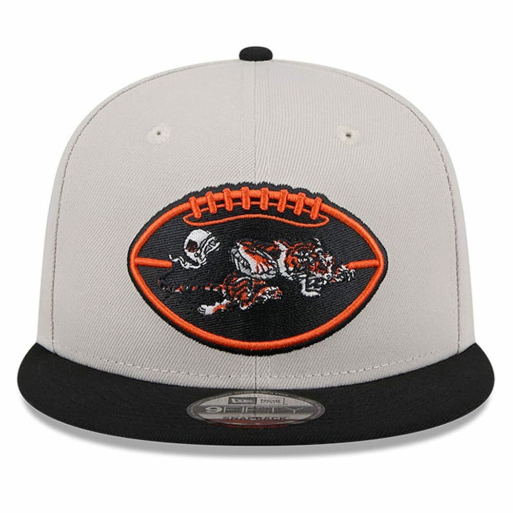 Cincinnati Bengals New Era 2024 Sideline Historic 9FIFTY Snapback Hat Stone/Black - NFL
