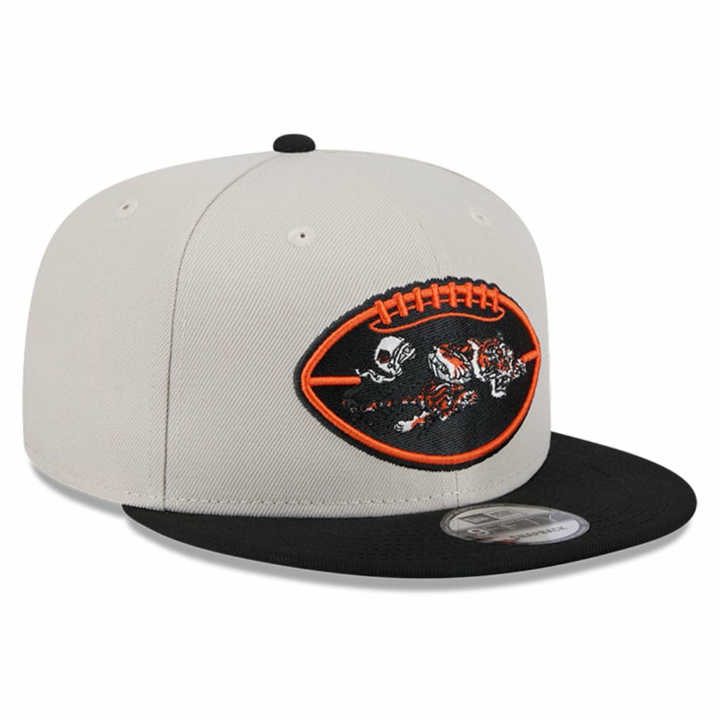 Cincinnati Bengals New Era 2024 Sideline Historic 9FIFTY Snapback Hat Stone/Black - NFL