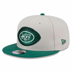 New York Jets New Era 2024 Sideline Historic 9FIFTY Snapback Hat Stone/Green - NFL