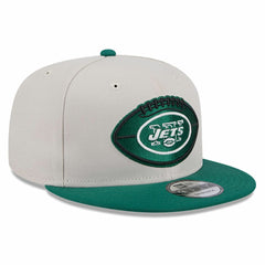 New York Jets New Era 2024 Sideline Historic 9FIFTY Snapback Hat Stone/Green - NFL