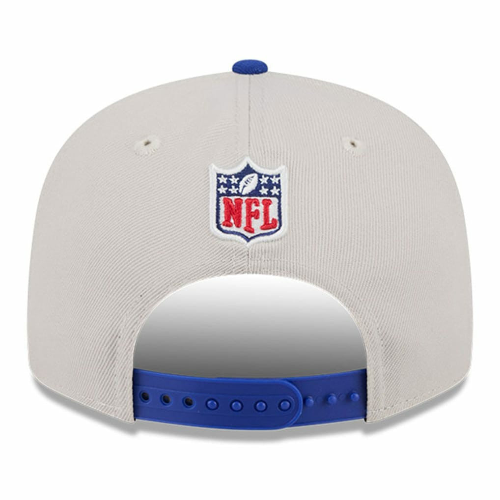 Buffalo Bills New Era 2024 Sideline Historic 9FIFTY Snapback Hat Stone/Royal - NFL