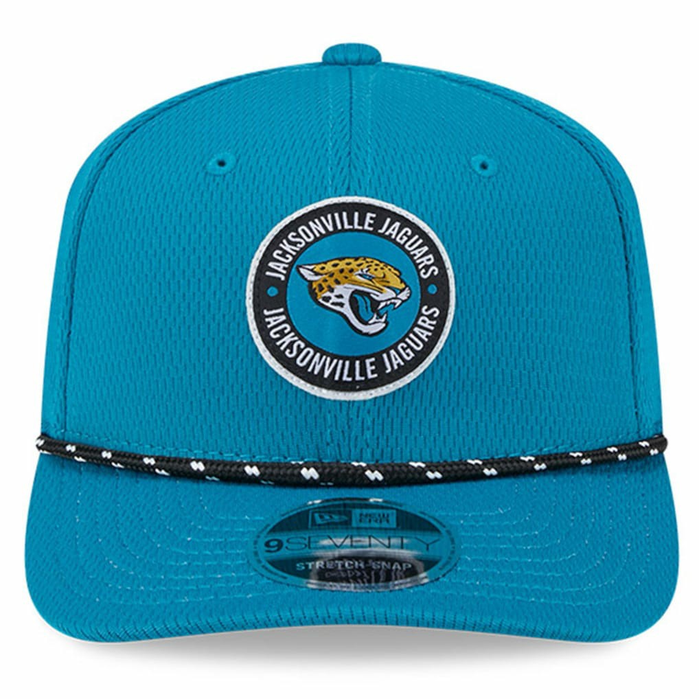 Jacksonville Jaguars New Era 2024 Sideline 9SEVENTY Stretch-Snap Hat Teal - NFL