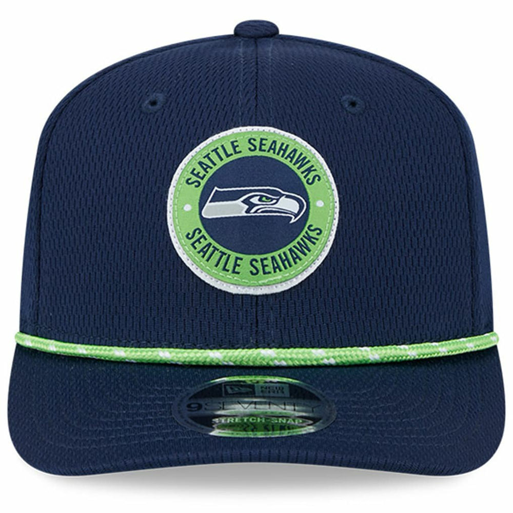 Seattle Seahawks New Era 2024 Sideline 9SEVENTY Stretch-Snap Hat College Navy - NFL