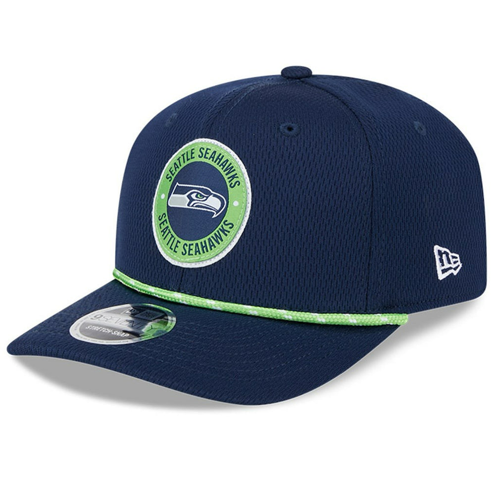 Seattle Seahawks New Era 2024 Sideline 9SEVENTY Stretch-Snap Hat College Navy - NFL
