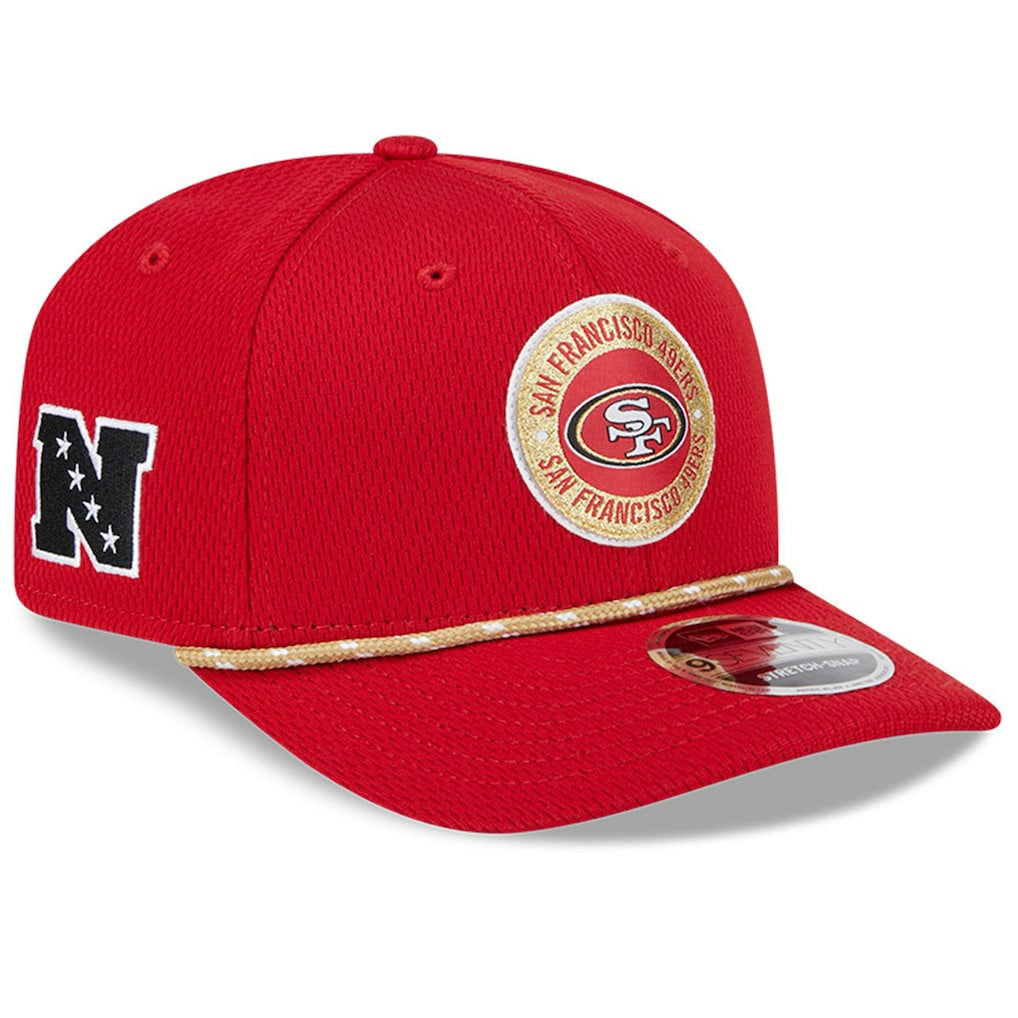 San Francisco 49ers New Era 2024 Sideline 9SEVENTY Stretch-Snap Hat Scarlet - NFL