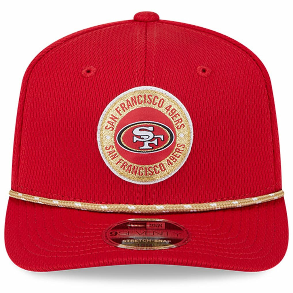 San Francisco 49ers New Era 2024 Sideline 9SEVENTY Stretch-Snap Hat Scarlet - NFL