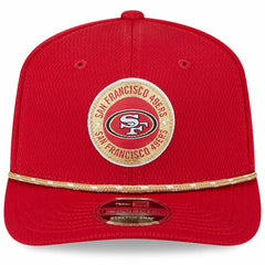 San Francisco 49ers New Era 2024 Sideline 9SEVENTY Stretch-Snap Hat Scarlet - NFL