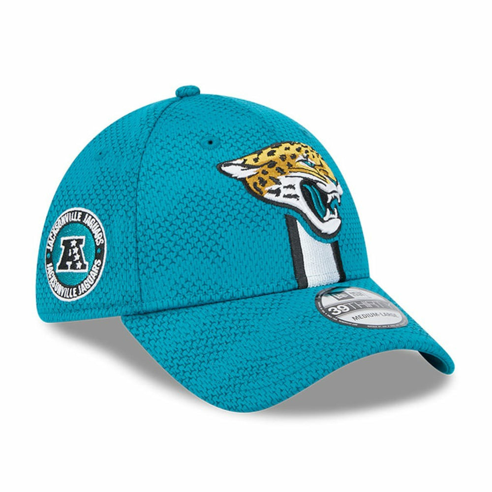 Jacksonville Jaguars New Era 2024 Sideline 39THIRTY Flex Hat Teal - NFL