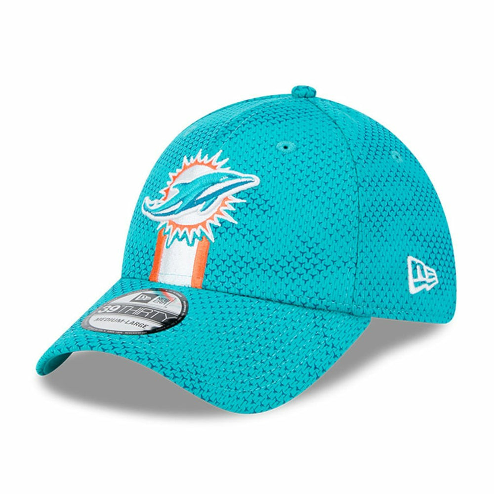 Miami Dolphins New Era 2024 Sideline 39THIRTY Flex Hat Aqua - NFL