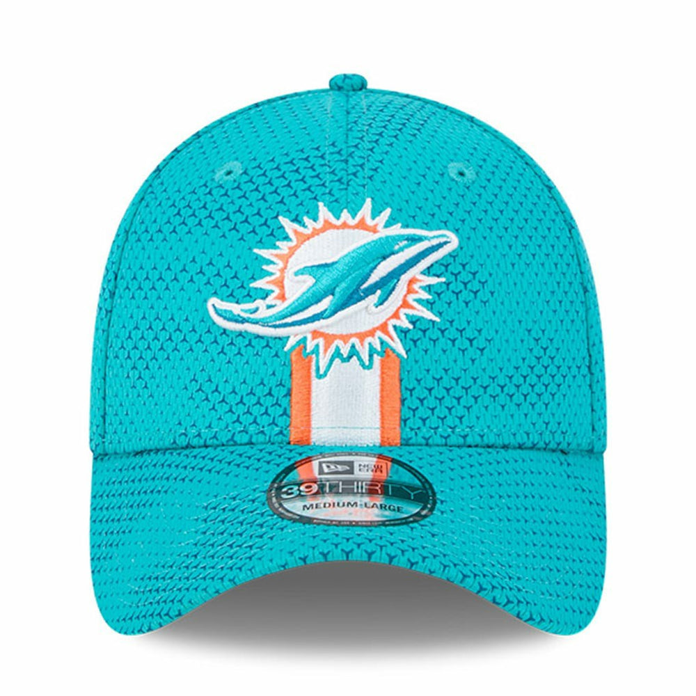 Miami Dolphins New Era 2024 Sideline 39THIRTY Flex Hat Aqua - NFL