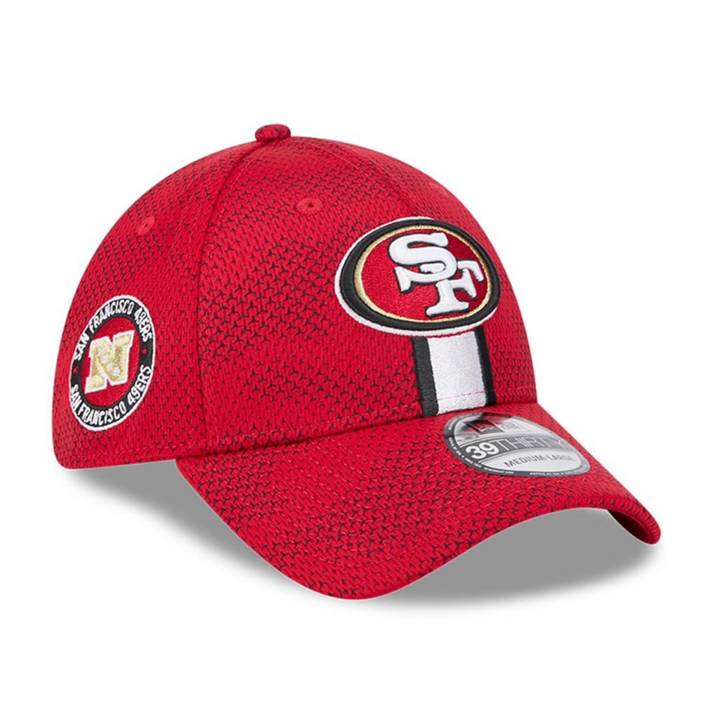 San Francisco 49ers New Era 2024 Sideline 39THIRTY Flex Hat Scarlet - NFL