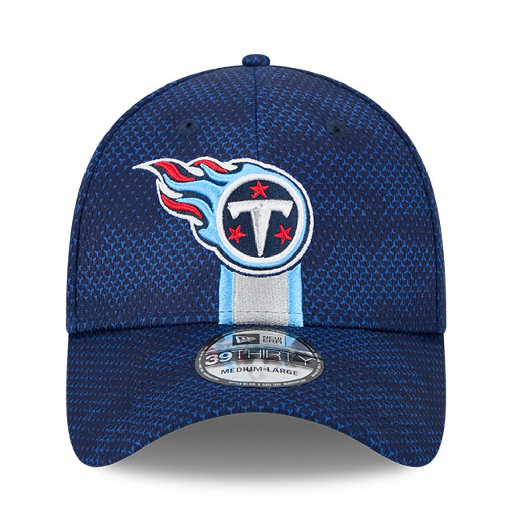 Tennessee Titans New Era 2024 Sideline 39THIRTY Flex Hat Navy - NFL
