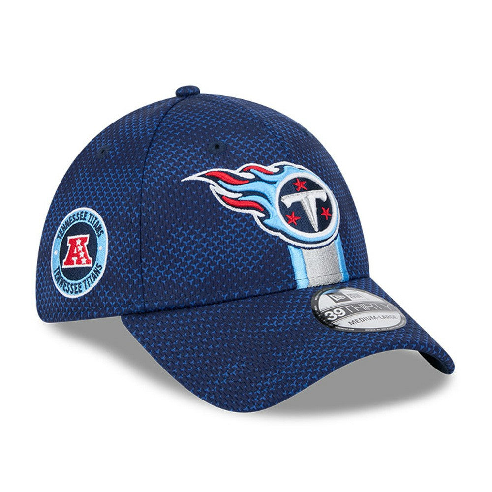 Tennessee Titans New Era 2024 Sideline 39THIRTY Flex Hat Navy - NFL