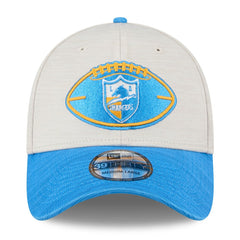Los Angeles Chargers New Era 2024 Sideline Historic 39THIRTY Flex Hat Stone/Blue - NFL