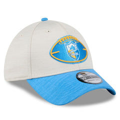Los Angeles Chargers New Era 2024 Sideline Historic 39THIRTY Flex Hat Stone/Blue - NFL