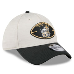 New Orleans Saints New Era 2024 Sideline Historic 39THIRTY Flex Hat Stone/Black - NFL