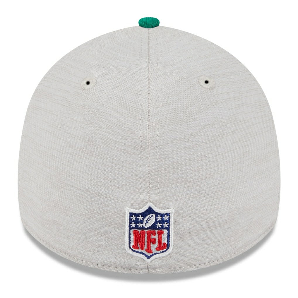 Philadelphia Eagles New Era 2024 Sideline Historic 39THIRTY Flex Hat Stone/Midnight Green - NFL