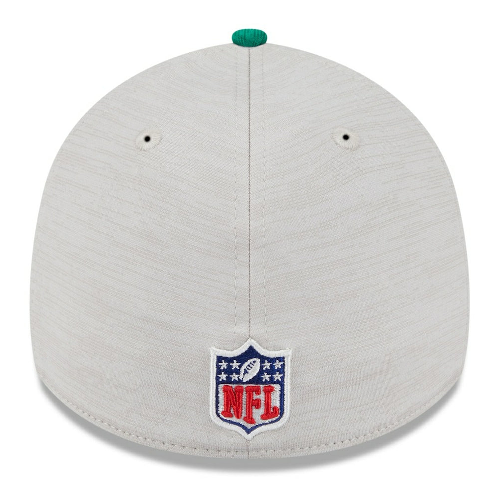 Philadelphia Eagles New Era 2024 Sideline Historic 39THIRTY Flex Hat Stone/Midnight Green - NFL