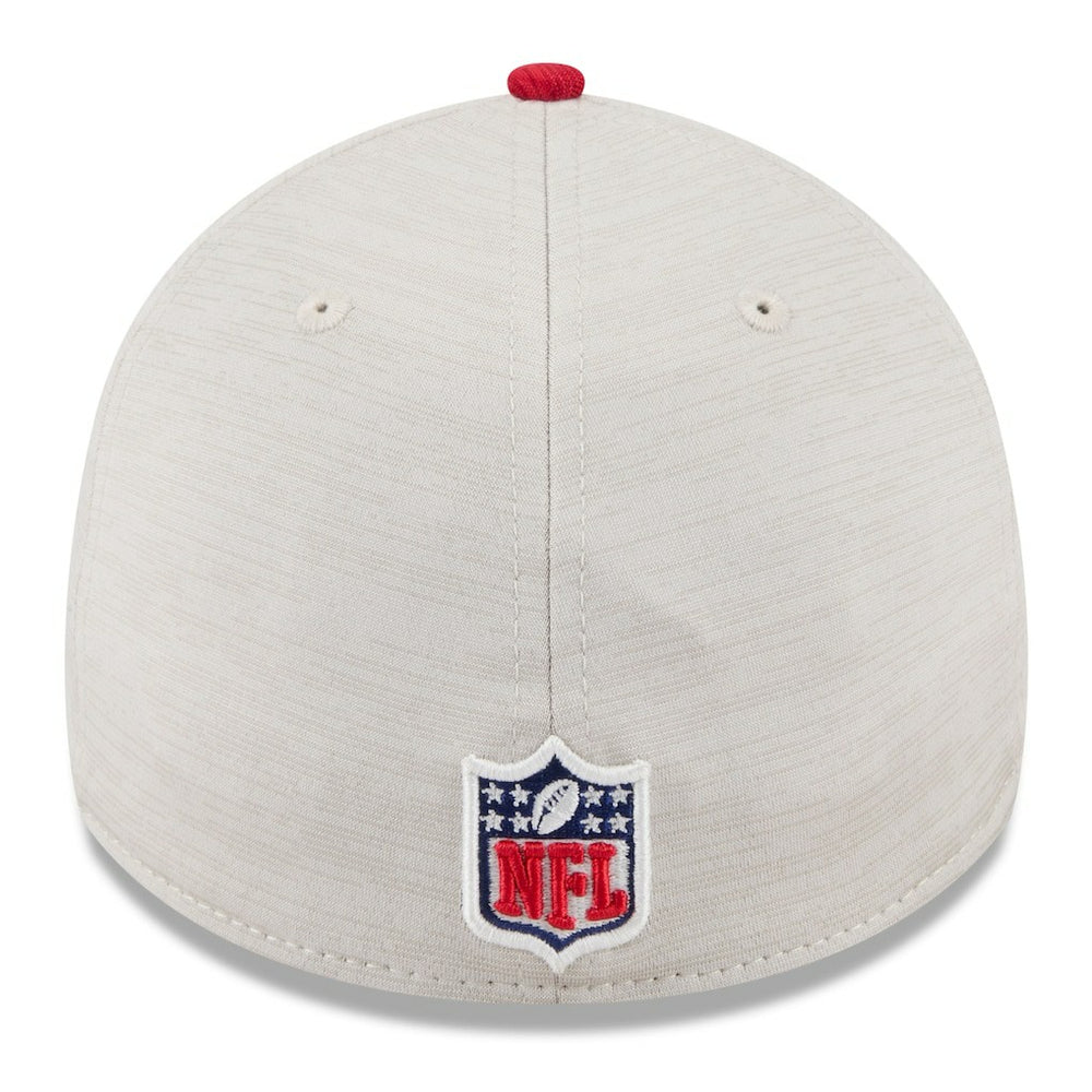 San Francisco 49ers New Era 2024 Sideline Historic 39THIRTY Flex Hat Stone/Scarlet - NFL