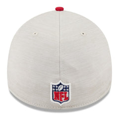 San Francisco 49ers New Era 2024 Sideline Historic 39THIRTY Flex Hat Stone/Scarlet - NFL