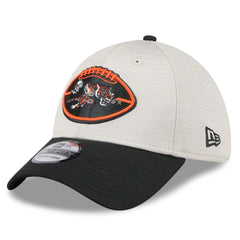 Cincinnati Bengals New Era 2024 Sideline Historic 39THIRTY Flex Hat Stone/Black - NFL