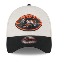 Cincinnati Bengals New Era 2024 Sideline Historic 39THIRTY Flex Hat Stone/Black - NFL
