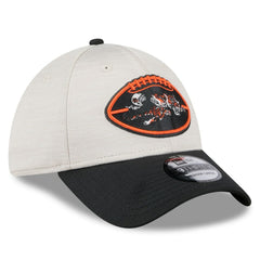 Cincinnati Bengals New Era 2024 Sideline Historic 39THIRTY Flex Hat Stone/Black - NFL