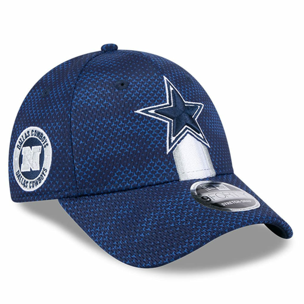 Dallas Cowboys New Era 2024 Sideline 9FORTY Stretch-Snap Hat Navy - NFL