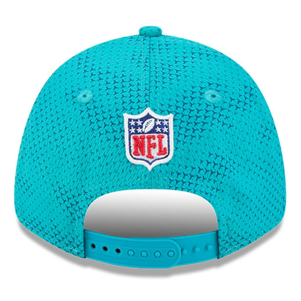 Miami Dolphins New Era 2024 Sideline 9FORTY Stretch-Snap Hat Aqua - NFL