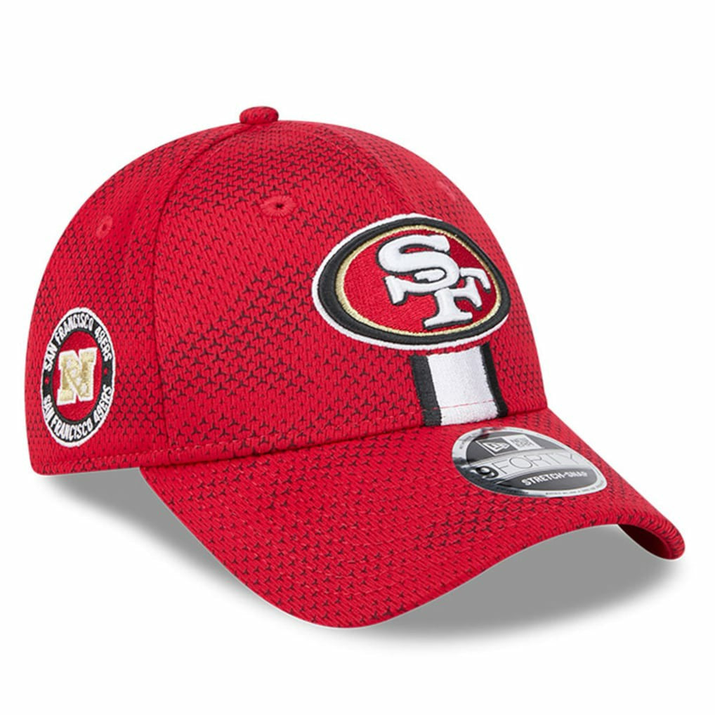 San Francisco 49ers New Era 2024 Sideline 9FORTY Stretch-Snap Hat Scarlet - NFL
